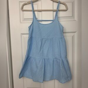 light blue cover up dress